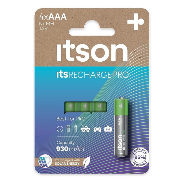 ITSON RECH AAA Akku 930 mAh 4er Set