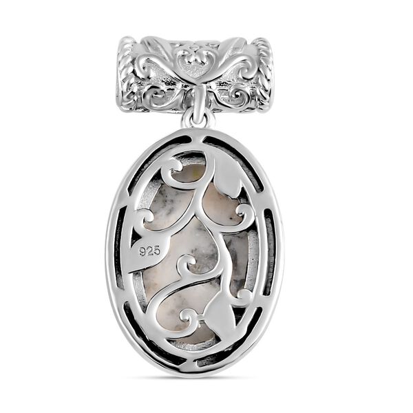 Wei&szlig;er B&uuml;ffel-Anh&auml;nger - 8,64 ct. image number 5