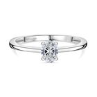 LUXURIANT DIAMOND - Lab Grown Diamant VS Ring 925 Silber rhodiniert (Größe 18.00) ca. 0.50 ct