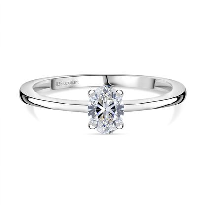 LUXURIANT DIAMOND - Lab Grown Diamant VS Ring 925 Silber rhodiniert (Gr&ouml;&szlig;e 18.00) ca. 0.50 ct