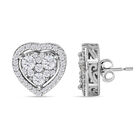 New York Kollektion- SI GH Diamant Herz Ohrringe- 0,75 ct. image number 1