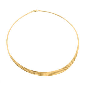 925 Silber vergoldet Halskette ca. 45 cm ca. 12,27g