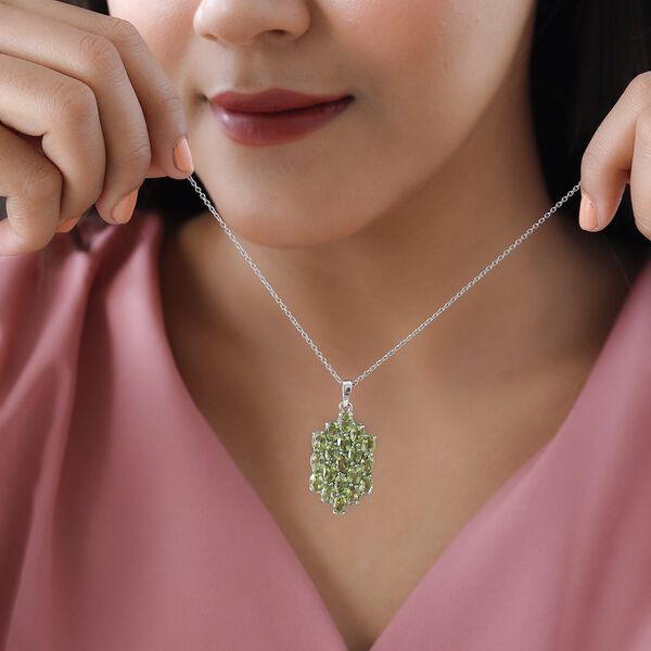 Peridot Anh&auml;nger - 7,45 ct. image number 2