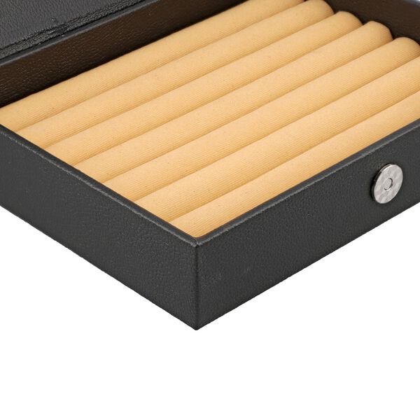 &Ouml;ko-Kunstleder-Ring-Organizer mit Rollenablage, schwarz image number 5