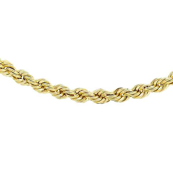 Italienische Kordelkette, ca. 50 cm, 375 Gelbgold ca. 4,40g