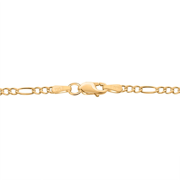 Figarokette ca. 50 cm, 585 Gelbgold ca. 1,60g image number 4