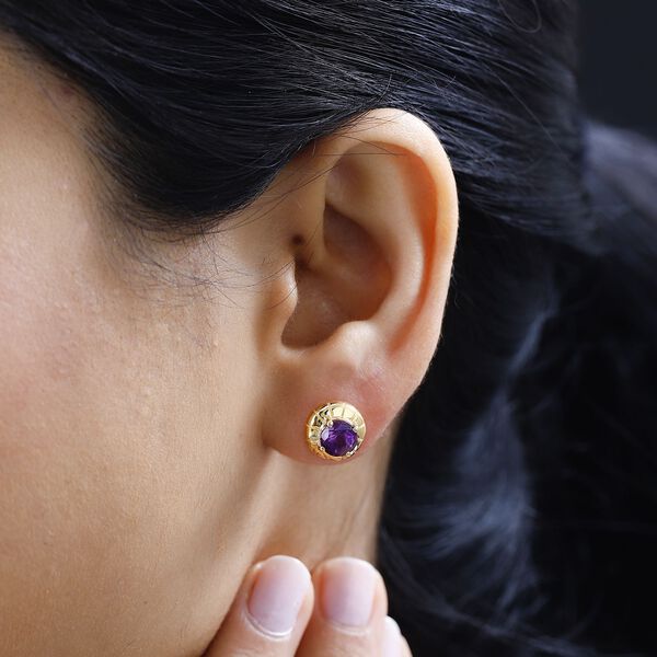 AA Marokkanische Amethyst Ohrringe - 1,64 ct. image number 3