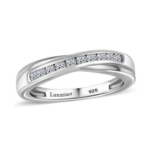 LUXURIANT DIAMOND- SI-GH Labor Diamant Ring, 925 Silber rhodiniert - 0,25 ct. image number 4