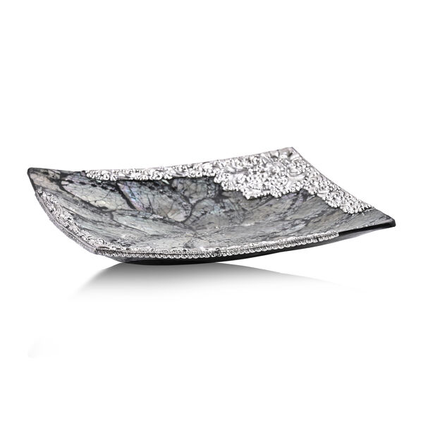 D'Joy Royal Bali- Abalone Muschel quadratische Dekoschale, 925 Silber, 18,5x18,5x3cm image number 2