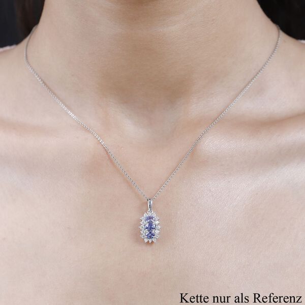 AA Tansanit Anhänger - 1,26 ct. image number 2