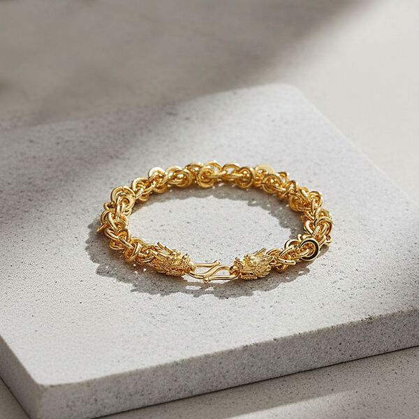 Armband in Goldton, 20cm image number 2