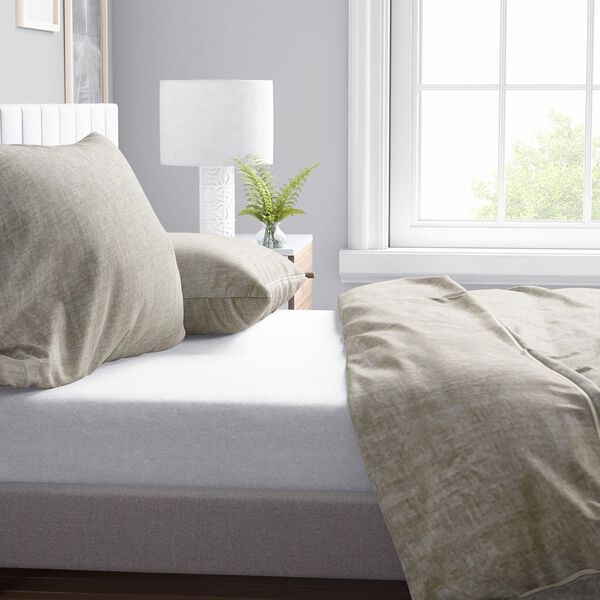 Bettw&auml;sche Set, 135x200cm, 80x80cm, Beige image number 2