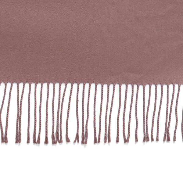 Supersoft Doppelgewebter Schal mit Fransen, zweifarbig, Lila image number 3