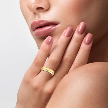 Reiner Wolfram-Ring, Goldfarben  ca. 10,50g