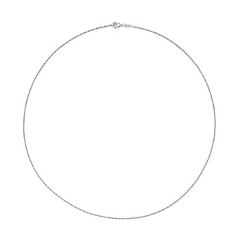 Gedrehte Seilkette 45cm Kette in 950 Platin