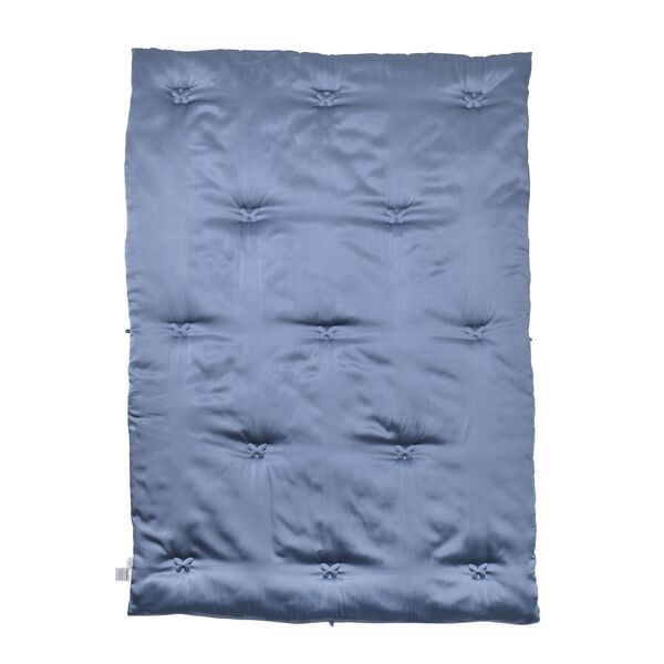 Serenity Night Seidendecke aus 100% Maulbeerseide mit 500gsm Kunstdaunenf&uuml;llung, 135x200cm, Dunkelblau image number 3
