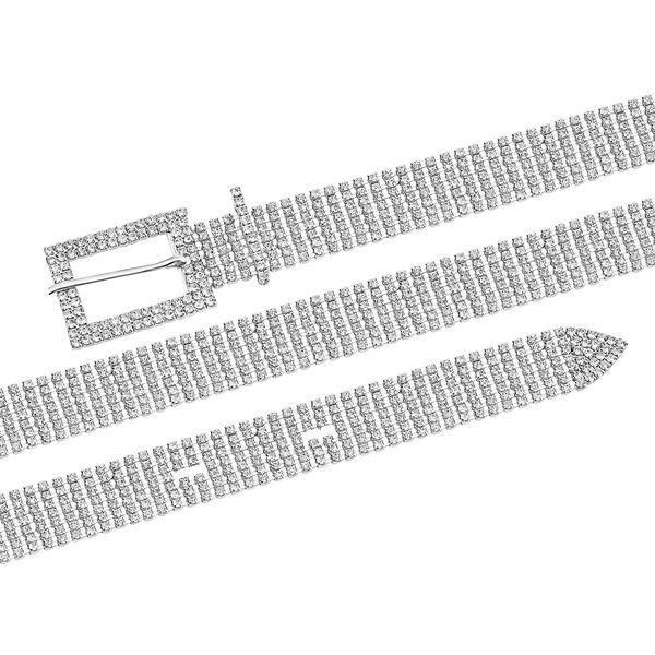 Kristall Gürtel, Silber image number 3