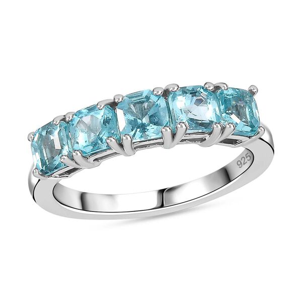 Paraiba Apatit Ring - 1,70 ct. image number 4