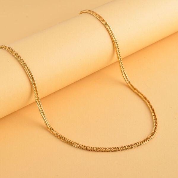 Panzerkette, ca. 50 cm, Edelstahl, ca. 9,10g, goldfarben image number 2