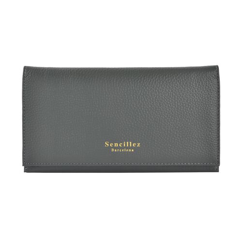 SENCILLEZ: Reise-Etui aus echtem Leder mit RFID Schutz, grün image number 0