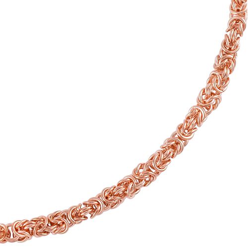 Flexible italienische Königskette in Roségoldton, 45-73cm image number 1