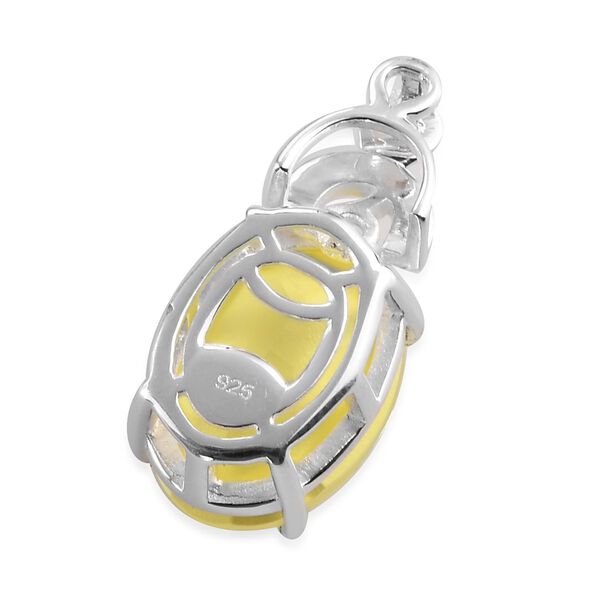 LUSTRO STELLA Diamoon Kollektion - Österreichischer, gelber Kristall-Anhänger - 5,35 ct. image number 5