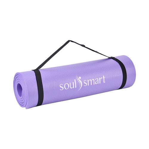 SOUL SMART - NBR Yoga Matte mit Riemen, Lila image number 0