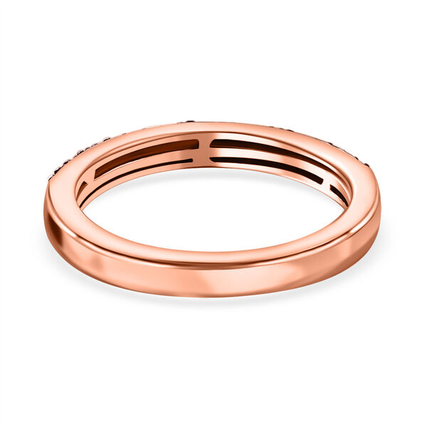 Nat&uuml;rlicher Champagner-Diamant-Bandring - 0,25 ct. image number 6