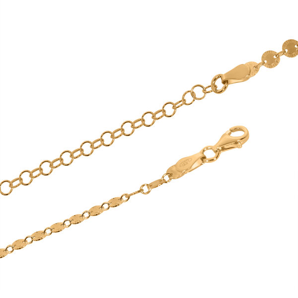 925 Silber vergoldet Kette ca. 45 cm ca. 5,80g image number 3