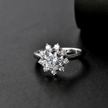 J Francis gefertigt mit SWAROVSKI- Swarovski Zirkonia Ring