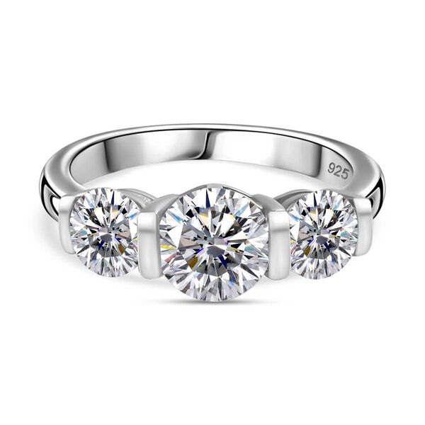 Moissanit Ring, ca. 1,81 ct.