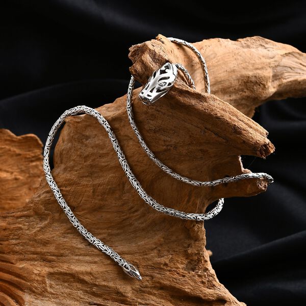 925 Silber Halskette ca. 60 cm ca. 30,62g image number 8