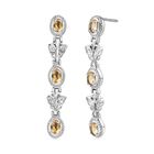 Citrin Ohrringe  Edelstahl ca. 2.91 ct