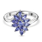 Floraler Tansanit-Ring - 0,86 ct. image number 0