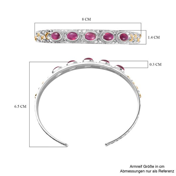 AA afrikanischer Rubin 19cm Armreif - 6,36 ct. image number 6