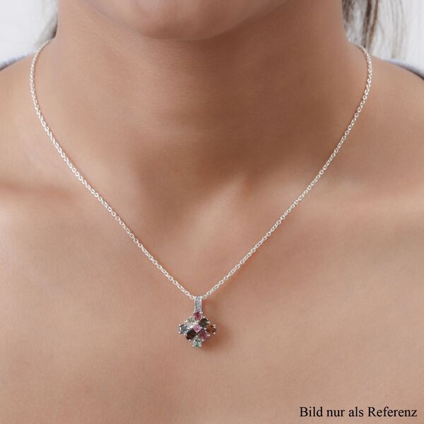 Mehrfach-Turmalin und Zirkon Anh&auml;nger image number 2