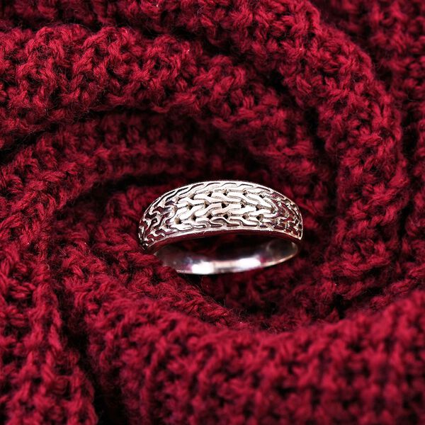 925 Silber Ringe (Größe 19.00) ca. 4,26g image number 1