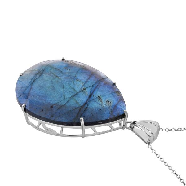 D'Joy Labradorit Anhänger mit 50cm Kette - 61,88 ct. image number 3