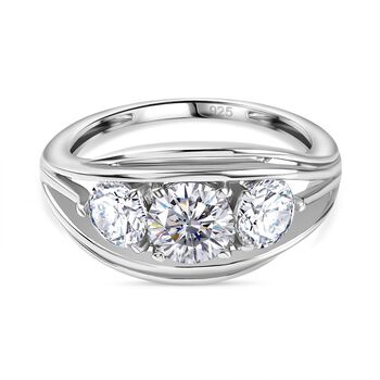 Moissanit Ring - 1,65 ct.