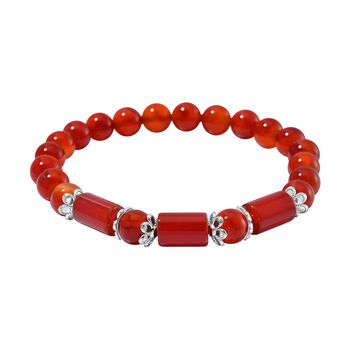 Rotes Achat-Schmuckset - 136 ct.