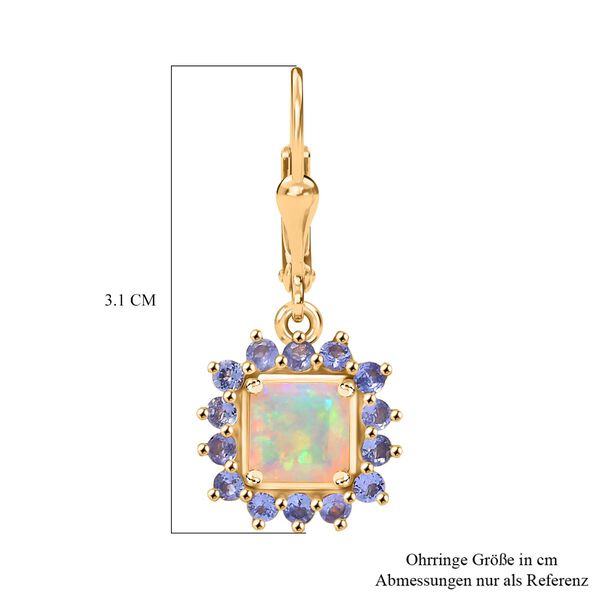 D'Joy äthiopisches Welo Opal, Tansanit und Moissanit Schmuckset image number 13