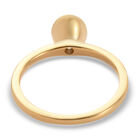 Tansanit Solitär Ring 925 Silber vergoldet  ca. 0,45 ct image number 5