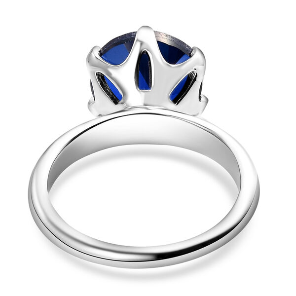 Ceylonfarbener Quarz-Ring, 925 Silber platiniert - 4,18 ct.&nbsp; image number 5