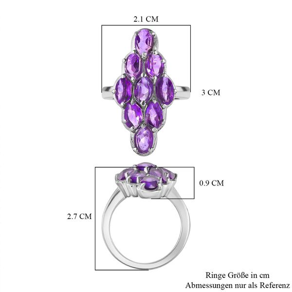 Afrikanischer Amethyst-Ring - 3,59 ct. image number 7