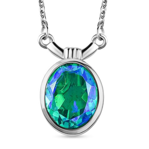 Pfau Triplett Quarz-Halskette, 45 cm - 2,99 ct. image number 0