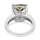 Prasiolith-Ring, 925 Silber platiniert  ca. 5,71 ct image number 5