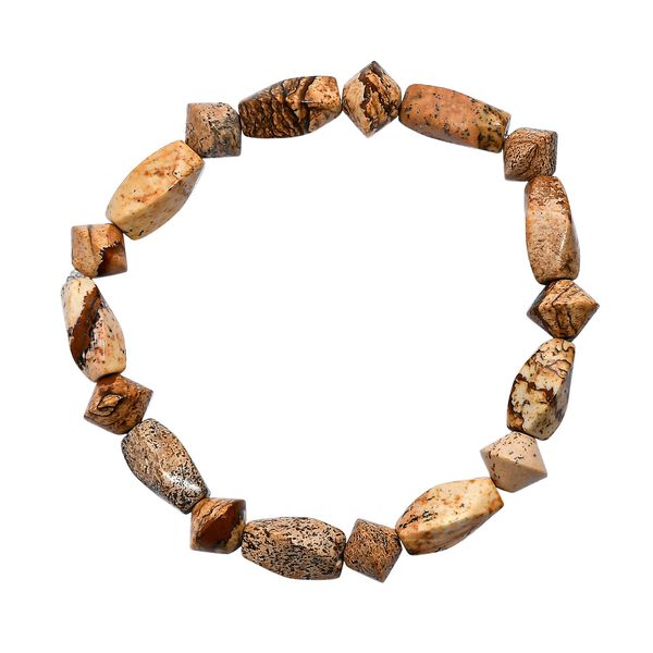 Bild Jasper Armband Flexibel (18 cm), ca. 94.00 ct image number 4