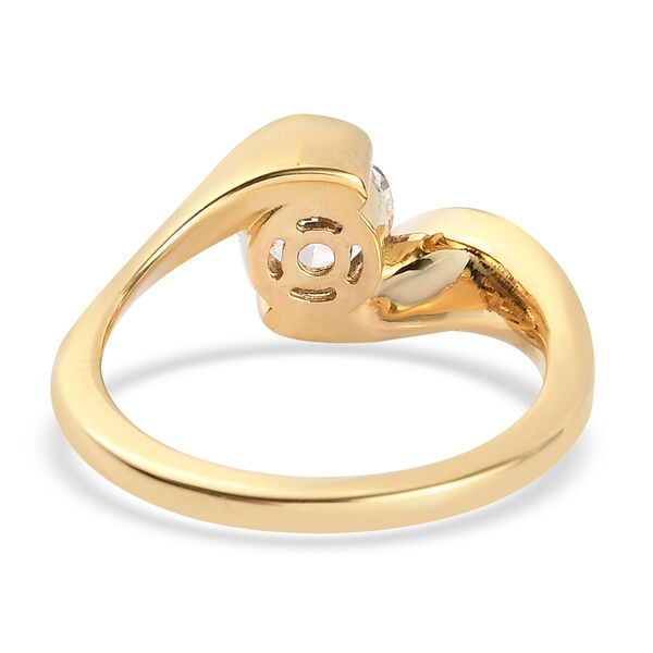 LUSTRO STELLA Hergestellt mit ZIRKONIA Solit&auml;r Ring 925 Silber 585 Vergoldet (Gr&ouml;&szlig;e 19.00) ca. 1,63 ct image number 6