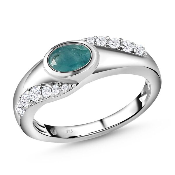 Grandidierit und Zirkon-Ring - 0,72 ct. image number 4