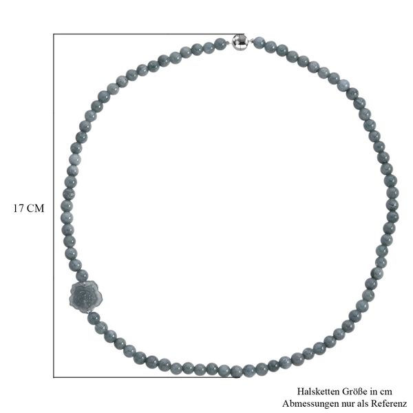 D'Joy nat&uuml;rliche Olmek Jadeit 50cm Halskette - 170 ct. image number 7